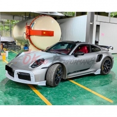 BraBx Style Dry Carbon Fiber Aero Body Kit For Porsche 911 992 Carrera 2019-2023