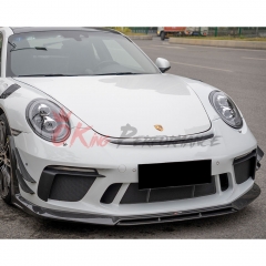CMST Style Carbon Fiber Front Lip For Porsche 911 GT3RS 991 2018-2020