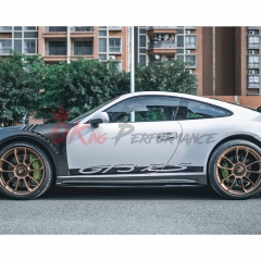 CMST Style Carbon Fiber Side Skirt For Porsche 911 GT3RS 991 2018-2020