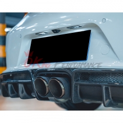 CMST Style Carbon Fiber Rear Diffuser For Porsche 911 GT3RS 991 2018-2020