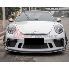 CMST Style Carbon Fiber Front Lip For Porsche 911 GT3RS 991 2018-2020