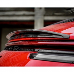 MIW Style Dry Carbon Fiber Trunk Spoiler For Porsche 911 992 Carrera S 2019-2023