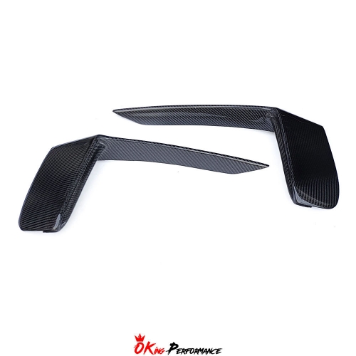 CMST Style Carbon Fiber Front Bumper Vents Trim For Porsche 911 GT3RS 991 2018-2020