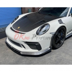 CMST Style Carbon Fiber Front Lip For Porsche 911 GT3RS 991 2018-2020