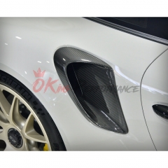 GT2RS Style Carbon Fiber Rear Air intake Vent Ducts Cover For Porsche 911 Carrera 991 991.1 991.2 Turbo S 2012-2018