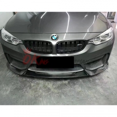 Varis Style Carbon Fiber Front Lip For BMW M3 M4 F80 F82 F83 2014-2020