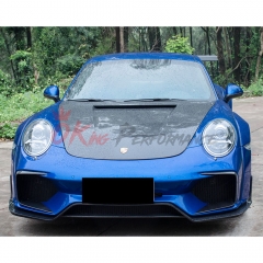 C Style Carbon Fiber Hood For Porsche 911 Carrera 991 991.1 991.2 2012-2018