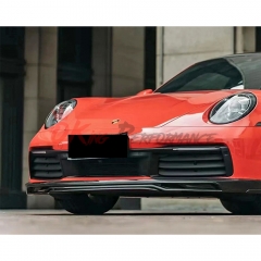 TechArt Style Dry Carbon Fiber Front Lip For Porsche 911 992 Carrera S 2019-2023