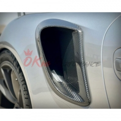 GT2RS Style Carbon Fiber Rear Air intake Vent Ducts Cover For Porsche 911 Carrera 991 991.1 991.2 Turbo S 2012-2018