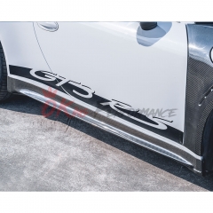 CMST Style Carbon Fiber Side Skirt For Porsche 911 GT3RS 991 2018-2020