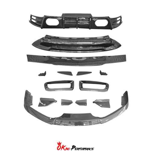 BraBx Style Dry Carbon Fiber Aero Body Kit For Porsche 911 992 Carrera 2019-2023