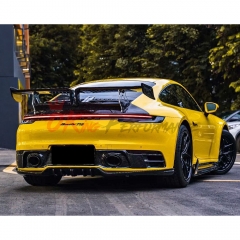 TechArt Style Dry Carbon Fiber Rear Spoiler For Porsche 911 992 Carrera S 2019-2023