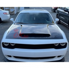SRT Demon Style Carbon Fiber Hood For Dodge Challenger 2008-2023
