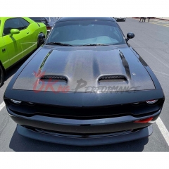 Hellcat Redeye Style Carbon Fiber Hood For Dodge Challenger 2015-2023