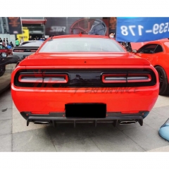 SRT Style Carbon Fiber Rear Diffuser For Dodge Challenger 2015-2023