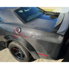 OEM Style Carbon Fiber Rear Trunk Boot Lid For Dodge Challenger 2015-2023
