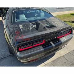 OEM Style Carbon Fiber Rear Trunk Boot Lid For Dodge Challenger 2015-2023