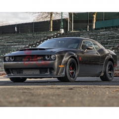 Hellcat Style Carbon Fiber Wide Body Wheels Flares Fender Extension For Dodge Challenger 2015-2023