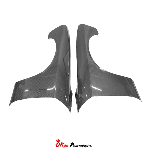 Hellcat Style Carbon Fiber Front Fenders For Dodge Challenger 2015-2023