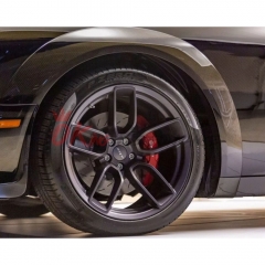 Hellcat Style Carbon Fiber Wide Body Wheels Flares Fender Extension For Dodge Challenger 2015-2023