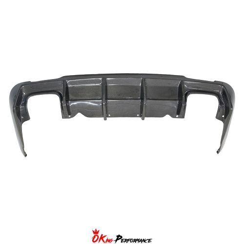 SRT Style Carbon Fiber Rear Diffuser For Dodge Challenger 2015-2023
