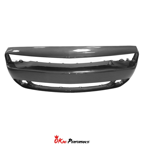 Hellcat Style Carbon Fiber Front Bumper For Dodge Challenger 2015-2023