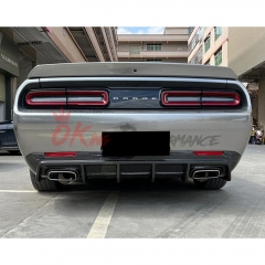 SRT Style Carbon Fiber Rear Diffuser For Dodge Challenger 2015-2023
