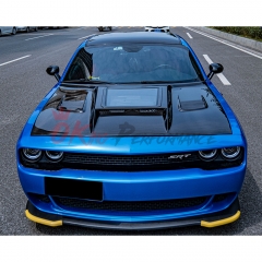 CMST Transparent Style Carbon Fiber Hood For Dodge Challenger 2008-2023