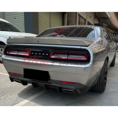SRT Style Carbon Fiber Rear Diffuser For Dodge Challenger 2015-2023