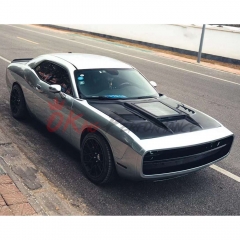 CMST Transparent Style Carbon Fiber Hood For Dodge Challenger 2008-2023