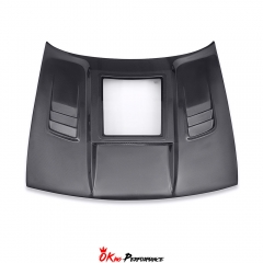 CMST Transparent Style Carbon Fiber Hood For Dodge Challenger 2008-2023