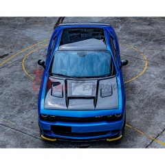 CMST Transparent Style Carbon Fiber Hood For Dodge Challenger 2008-2023