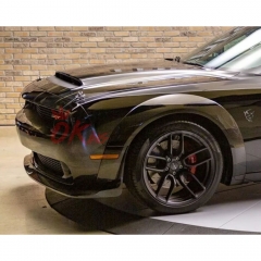 Hellcat Style Carbon Fiber Front Fenders For Dodge Challenger 2015-2023