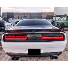 OEM Style Carbon Fiber Rear Trunk Boot Lid For Dodge Challenger 2015-2023