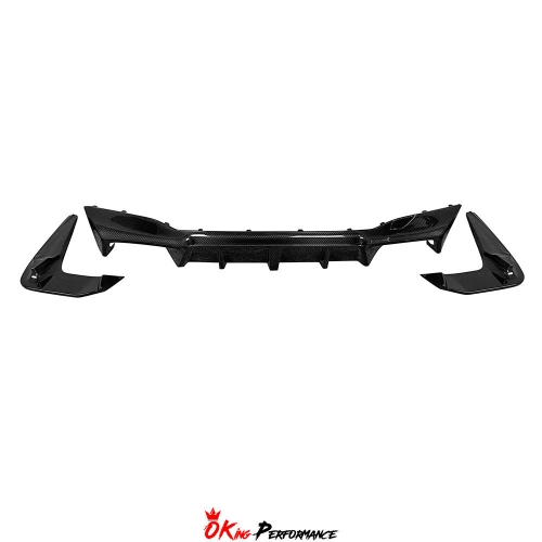 3D-Style Dry Carbon Fiber Rear Diffuser For BMW 5 Series F90 M5 2017-2023
