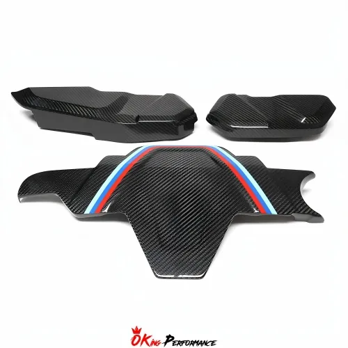 S63 V8 Dry Carbon Fiber Engine Bay Cover For BMW 5 Series F90 M5 2017-2023