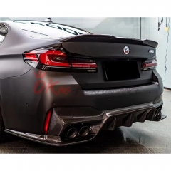 3D-Style Dry Carbon Fiber Rear Diffuser For BMW 5 Series F90 M5 2017-2023
