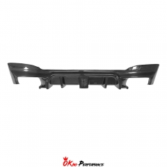 Carbon Fiber Rear Diffuser With LED Light For BMW 5 Series F90 M5 2017-2023