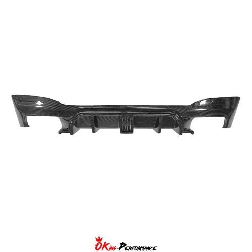 Carbon Fiber Rear Diffuser With LED Light For BMW 5 Series F90 M5 2017-2023