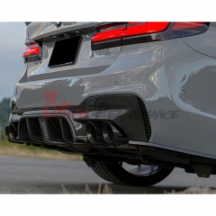 Carbon Fiber Rear Diffuser With LED Light For BMW 5 Series F90 M5 2017-2023