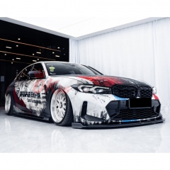 CMST Style Dry Carbon Fiber Front Lip For BMW 3 Series G20 LCI 2023-ON