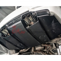 Varis Style Carbon Fiber Rear Diffuser Undertray For BMW E92 M3 2009-2013