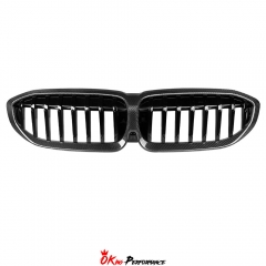 Dry Carbon Fiber Front Grille For BMW 3 Series G20 2019-2022