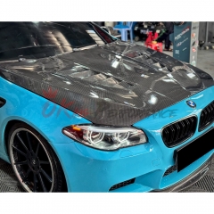 Hamann Style Carbon Fiber Hood For BMW 5 Series F10 F11 F07 M5 2010-2016