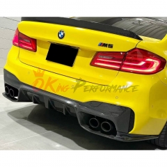 3D-Style Carbon Fiber Rear Diffuser For BMW 5 Series F90 M5 2017-2023