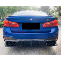 3D-Style Dry Carbon Fiber Rear Diffuser For BMW 5 Series G30 G38 2017-2023