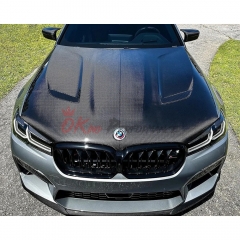 CS Style Dry Carbon Fiber Hood For BMW 5 Series F90 M5 G30 2017-2023