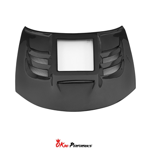 CMST V3 Transparent Style Carbon Fiber Hood For Dodge Charger 2015-2023