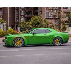CMST Style Glass Fiber (FRP) Wide Body Fender Flares Wheels Arches For Dodge Challenger 2015-2023