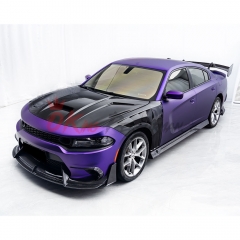 CMST Style Carbon Fiber Front Lip For Dodge Charger 2015-2023